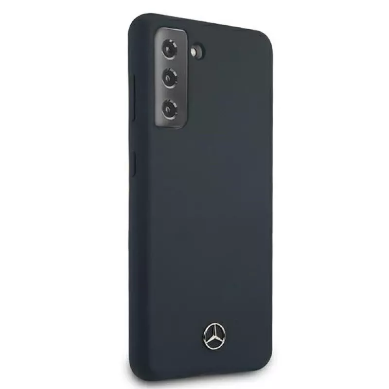 Mercedes-Benz Silicone Line capa rígida para Samsung Galaxy S21 - azul
