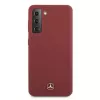 Mercedes-Benz Silicone Line capa rígida para Samsung Galaxy S21 (SM-G991) - vermelha