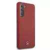 Mercedes-Benz Silicone Line capa rígida para Samsung Galaxy S21 (SM-G991) - vermelha