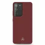 Mercedes-Benz Capa rígida S21 Ultra G998 vermelha Silicone Line com tampa traseira protetora