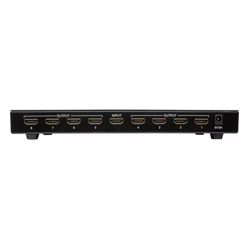 Eaton Tripp Lite B118-008-UHD Switch HDMI - 8 entradas, 1 saída, 4K UHD, HDR, preto