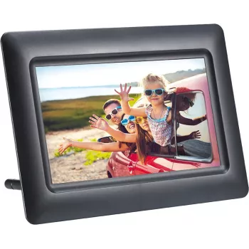 AGFAPHOTO Agfa Photo LED HD 7 Moldura Digital com Relógio e Calendário APF700 preta