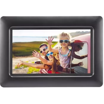 AGFAPHOTO Agfa Photo LED HD 7 Moldura Digital com Relógio e Calendário APF700 preta