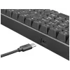 Teclado Mecânico WHITE SHARK Black Shark GK-2022 Shinobi US Brown SW