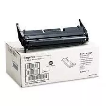 Kit de tambor original Konica Minolta 1710400-002 preto para PagePro 1100, 1100L, 1200W, 1250E, 1250W