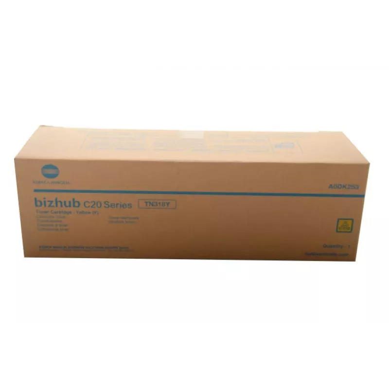 Cartucho de toner original Konica Minolta TN-318C ciano A0DK453