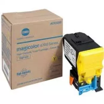 Cartucho de toner Konica Minolta TNP-18Y amarelo (A0X5250) para magicolor 4750DN/4750EN