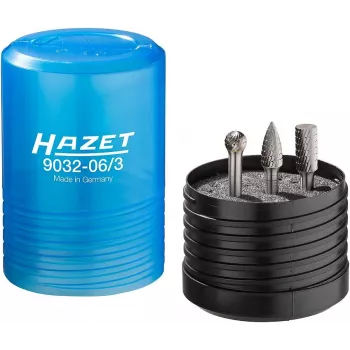 HAZET 9032-06/3 Conjunto de fresas de metal duro 3 peças
