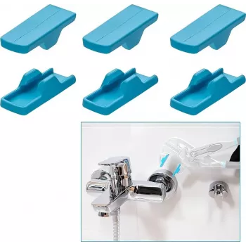 HAZET 762-018/6 conjunto de maxilas de proteção de 180 mm em alumínio com inserções de borracha