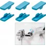 HAZET 762-018/6 conjunto de maxilas de proteção de 180 mm em alumínio com inserções de borracha