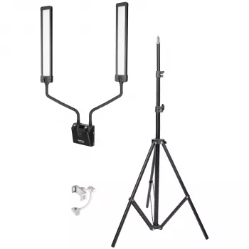 Luz LED Bi-Color Dupla Nanlite Mira 26B Beauty Light