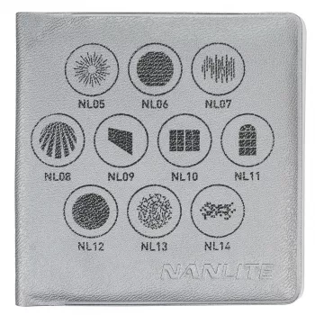 Nanlite Gobo Set 1 - 10 gobos metálicos para Forza 60/60B