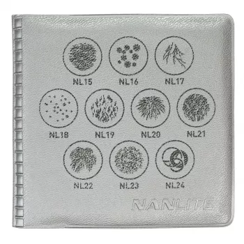 Nanlite Gobo Set 2 - 10 gobos de aço inoxidável para a série Forza 60