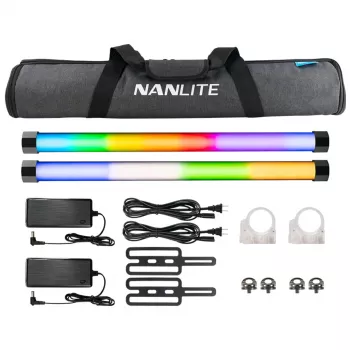 Nanlite Pavo Tube II 15X Kit 2 luzes de efeitos de cor