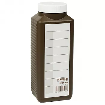 KAISER FOTOTECHNIK Frasco de armazenamento de químicos 1000ml, castanho 4193