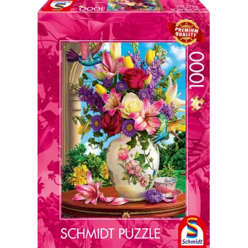 SCHMIDT SPIELE Blumenbouquet Puzzle (1000 peças)