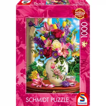 SCHMIDT SPIELE Blumenbouquet Puzzle (1000 peças)