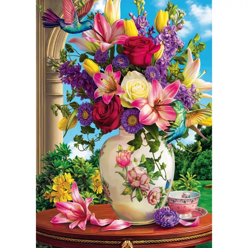 SCHMIDT SPIELE Blumenbouquet Puzzle (1000 peças)