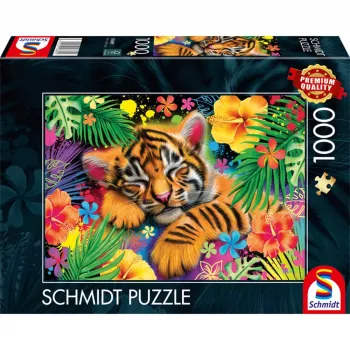 SCHMIDT SPIELE Tiger Cub Puzzle (1000 peças)