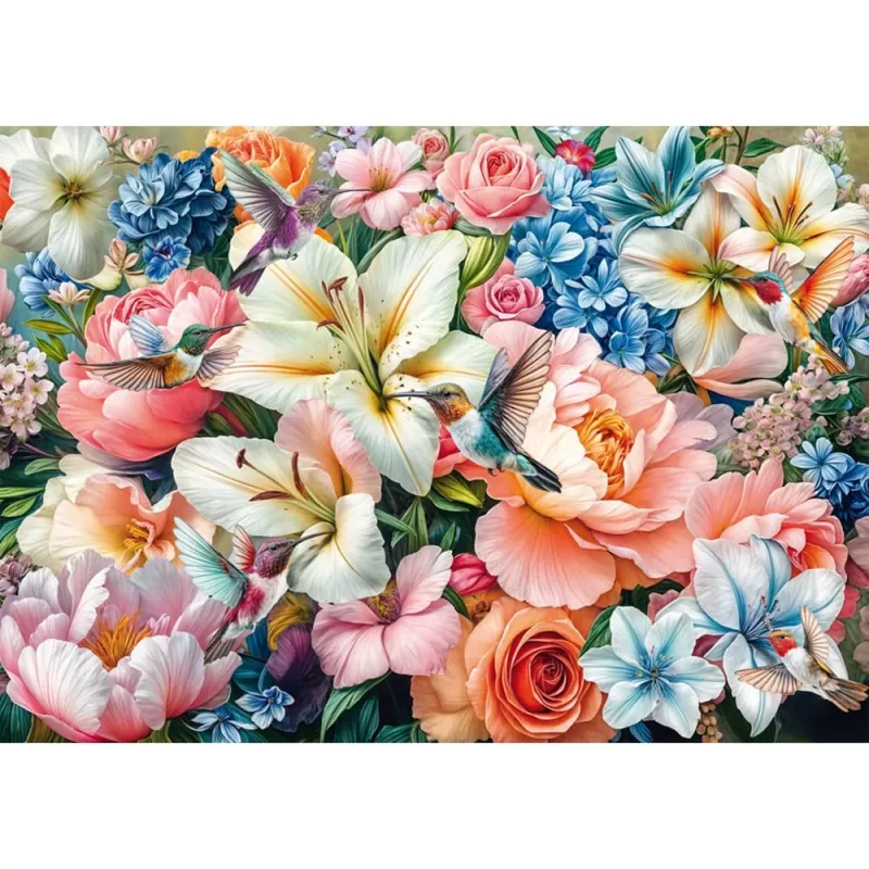 Schmidt Spiele Blumen in Pastell Puzzle (1000 peças)