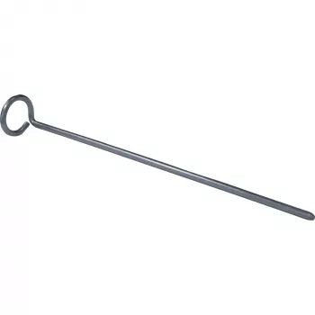 High Peak Estacas de aço com cabeça em anel, 6 unidades (20 cm)