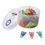 LAUREL Clips de plástico para papel 35 mm sortidos pack de 200