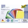 Folia Cartão fotográfico cores sortidas 300 g/m² 50 folhas A4