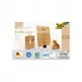 Folia Bloco de cartão kraft com motivos papel kraft A5 120 g/m² - 120 g/m² - A5