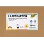 Folia Cartão kraft papel kraft castanho 230 g/m² 50 folhas - A5