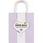 Folia 7 Sacos de Papel PASTELL M Lilás-claro Azul-claro Amarelo-claro Menta Damasco Creme