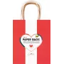 Folia 7 sacos de papel CLASSIC M vermelho natural verde creme dourado metálico 18,0 x 21 cm