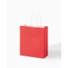Folia 7 sacos de papel CLASSIC M vermelho natural verde creme dourado metálico 18,0 x 21 cm