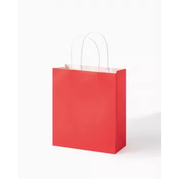 Folia 7 Sacos de Papel CLASSIC M Vermelho Natural Verde Creme Dourado Metálico 18,0 x 21 cm
