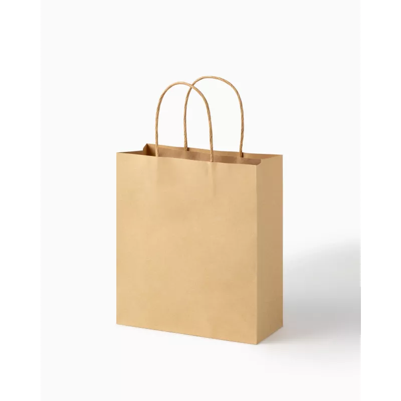 Folia 7 sacos de papel CLASSIC M vermelho natural verde creme dourado metálico 18,0 x 21 cm