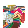 Folia 50915/1 Conjunto de Papel de Artesanato - 107 peças - Multicolorido - Rapazes e Raparigas - Papel, Cartão, Película - Caixa