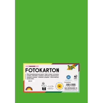 Folia 614/50 55 - Verde - Liso - A4 (210 x 297 mm) - 300 g/m² - 50 folhas - Alemanha