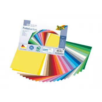 Folia 614/50 84 - Cinzento - Liso - A4 (210 x 297 mm) - 300 g/m² - 50 folhas - Alemanha
