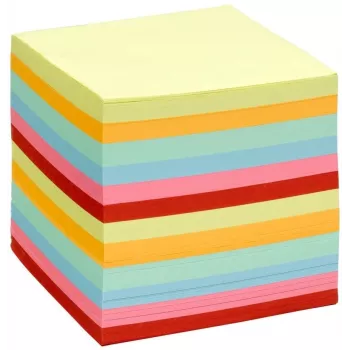 Folia 700 folhas Bloco de Notas, cores mistas, 90x90 mm