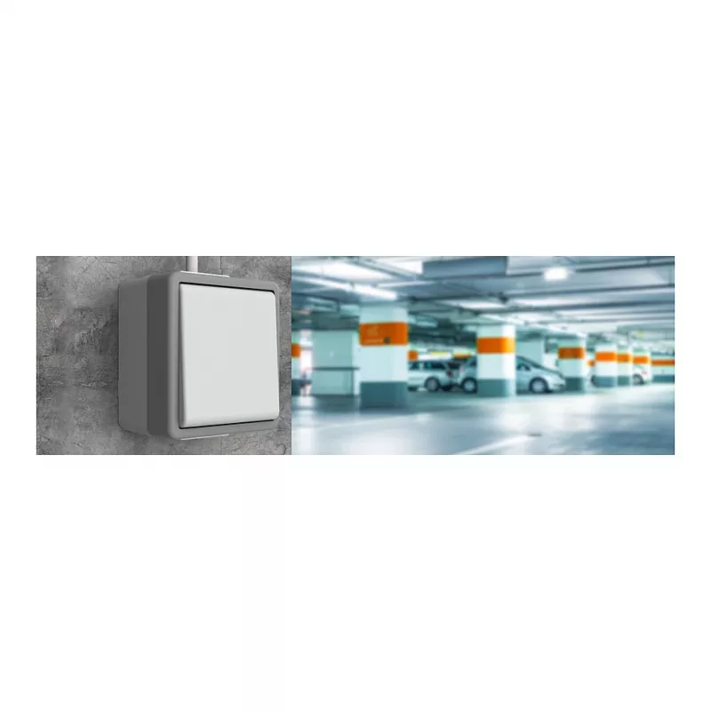 SIEMENS Interruptor Universal Saliente DELTA Superfície Cinzento-escuro 1 tomada 10A 250V