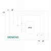 Siemens 5SV6016-6KK16 Aparelho Combinado AFDD/MCB B16 2 polos 230V 1TE
