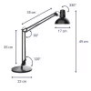 Jakob Maul GmbH MAULcircle candeeiro de secretária LED 6W branco neutro prateado