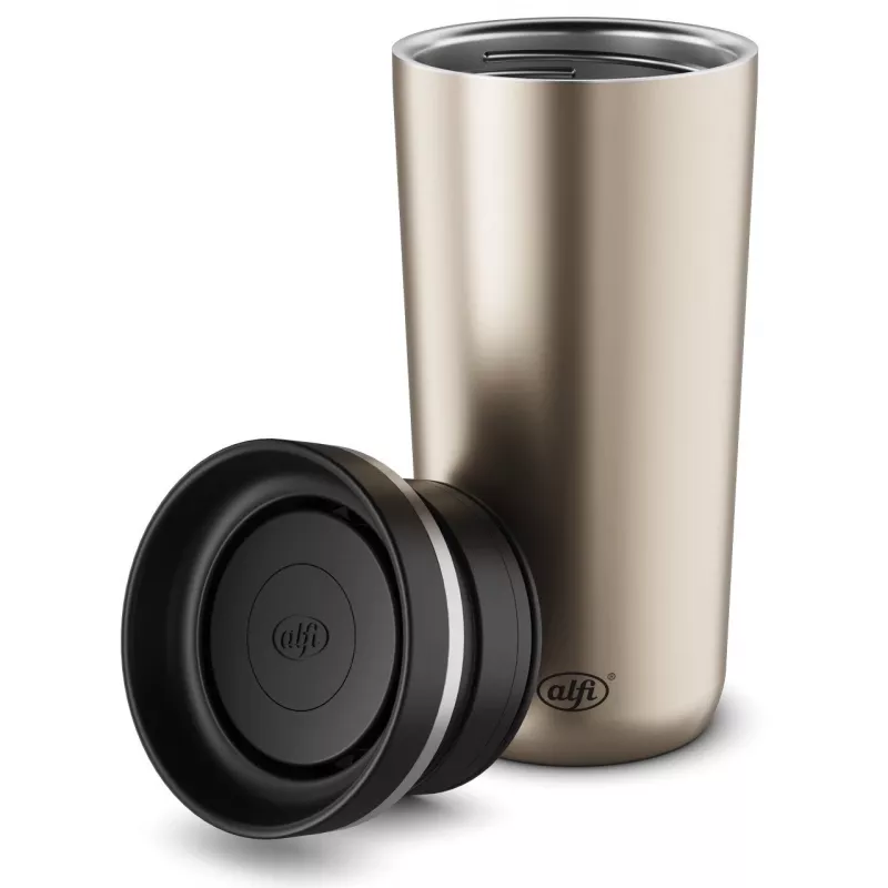 ALFI Caneca isotérmica Coffee Mug prateada 380 ml