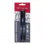Tombow WS-BHS-2P Conjunto de Dual Brush Pen - preto - 2 unid. - embalagem blister