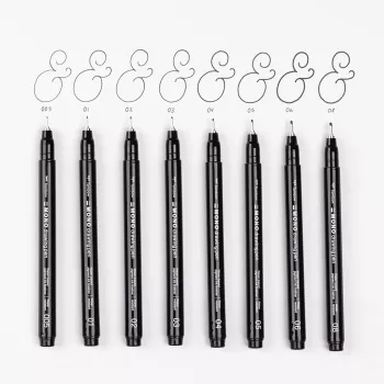 Tombow MONO Drawing Pen Fineliner 0,35 mm preto