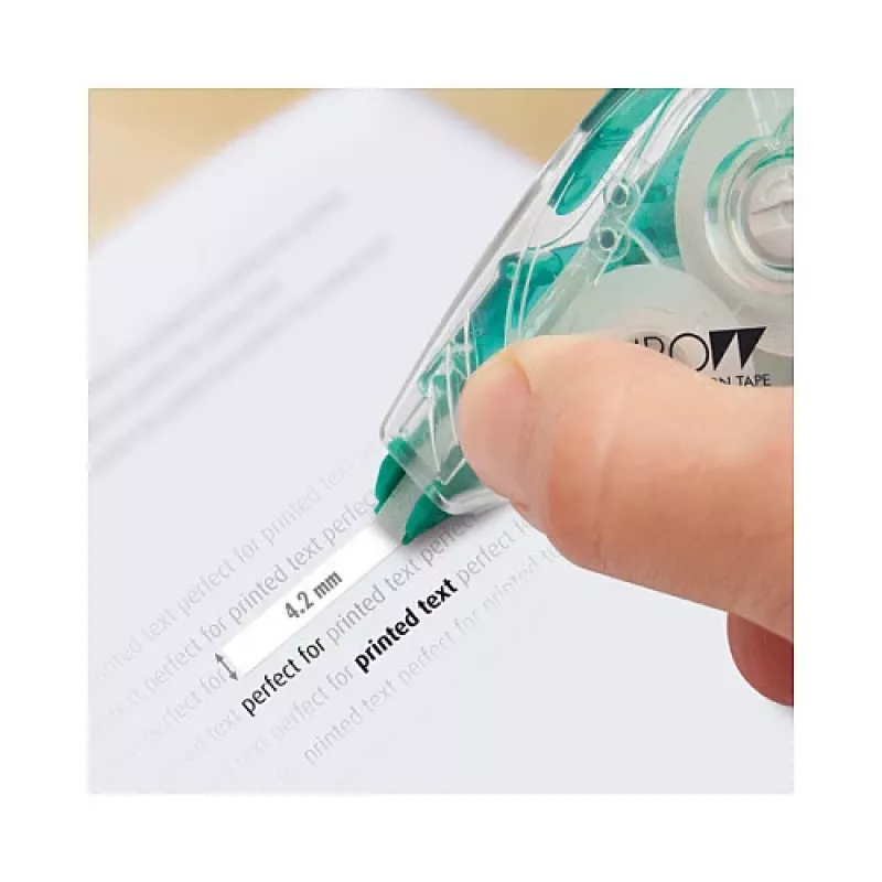 Corretor Tombow MONO YXE - verde/transparente - 16 m x 4,2 mm - blister