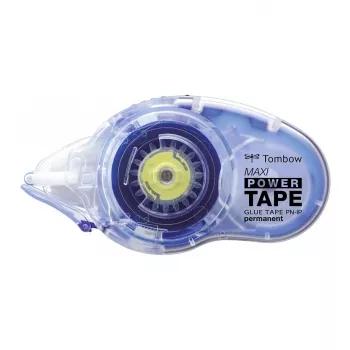 Rolo de cola Tombow PN-IP - azul - transparente - 16 m - 8,4 mm - cartão - vidro - papel - 1 unid.