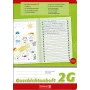 Caderno de histórias BRUNNEN pautado 2G pautado DIN A4 sem margem 16 folhas