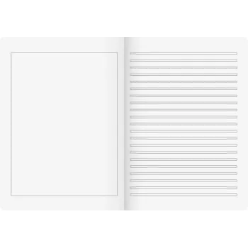 Caderno de histórias BRUNNEN A4 3G 16 folhas - A4