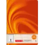Brunnen Vivendi A5 Caderno escolar, pautado de contraste, Lineatur 1, laranja