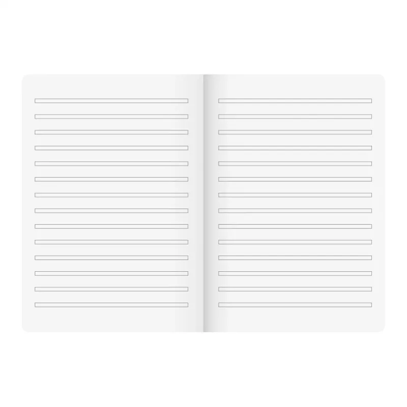 BRUNNEN Vivendi Caderno escolar Lineatur 3, pautado sem margem, A5, 16 folhas
